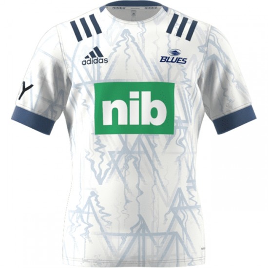 Camisola Auckland Blues Rugby Equipamento Segundo 2020 Manga Curta